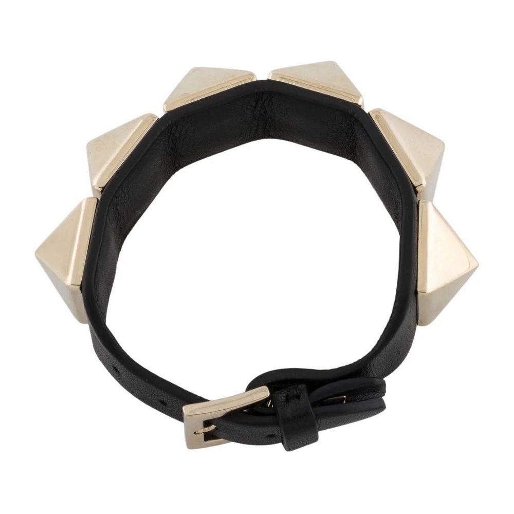 *AUTHENTIC* Valentino Leather Large Rockstud Wrap Bracelet - Picture 2 of 4